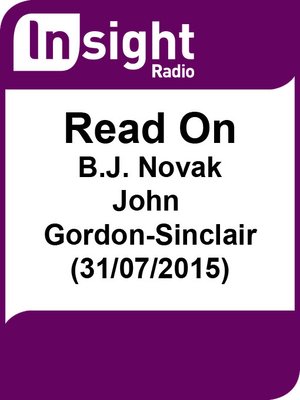 cover image of Read On: B.J. Novak  and John Gordon-Sinclair (31/07/2015)